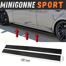 POLISHED BLACK MINISKIRTS for