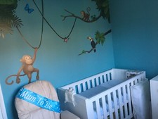 Tutti Bambini Rimini 3 Piece white gloss Nursery Set - (Cotbed, chest, wardrobe)