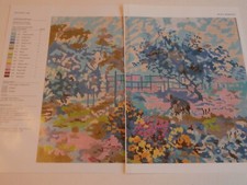 GLORAFILIA tapestry needlepoint chart  - MISTY MORNING - SISLEY