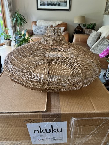 Nkuku mukuni wire lampshade - wire,