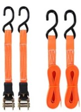 2 Pack 1"x15'  Ratchet Strap