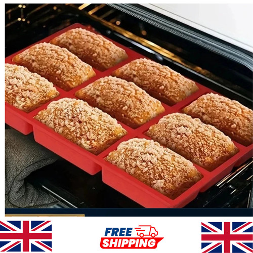 Silicone mini loaf pans - mini, 9