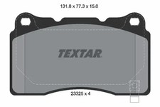Brake pads 2332501 TEXTAR for