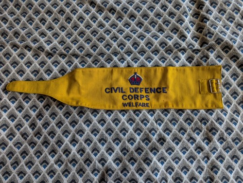 Civil defence arm band - band, from