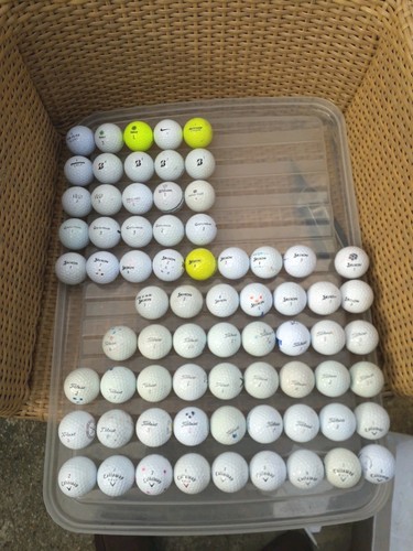 Mixed golf balls grade - mixed,