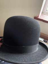 Beautiful Vintage / Antique Gentleman's Bowler Hat - Aristos  London 3/14 oz  UK