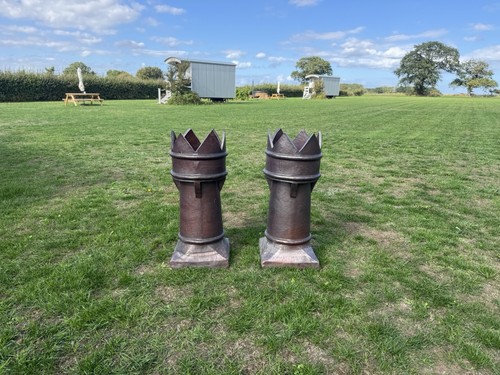 Antique victorian chimney pots - victorian,