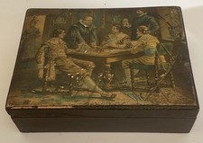 Vintage Decoupaged Wooden Box - For Playing Cards Or Trinkets?