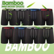 4 8 Pairs Men's Bamboo Boxer