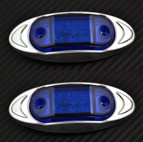 Led blue 12v front - blue,