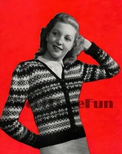 Knitting Pattern Lady's