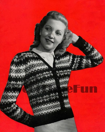 Knitting pattern lady - pattern, lady's