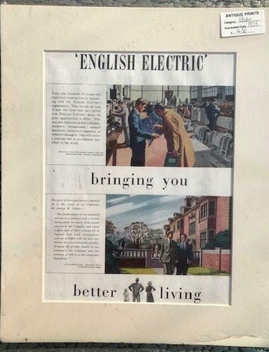 Original vintage 1953 matted - vintage,