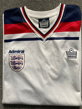ENGLAND RETRO ADMIRAL HOME SHIRT SIZE MEDIUM