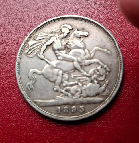 1893 victoria silver crown - 1893,