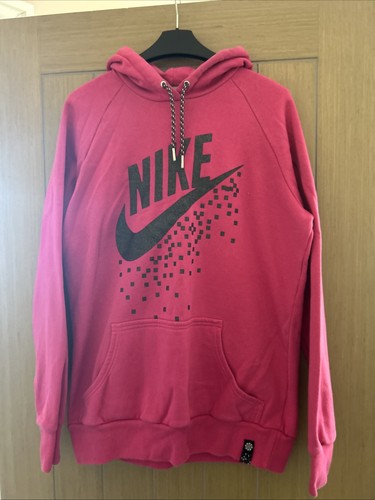 Pink nike hoodie large bust - pink, large-xl
