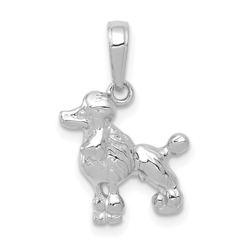 14k white gold rhodium - gold, rhodium-plated