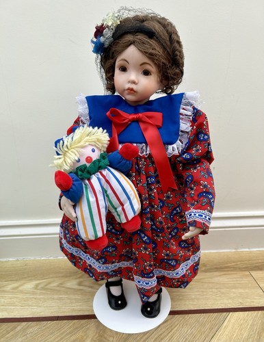 Emily dianne porcelain doll - porcelain,