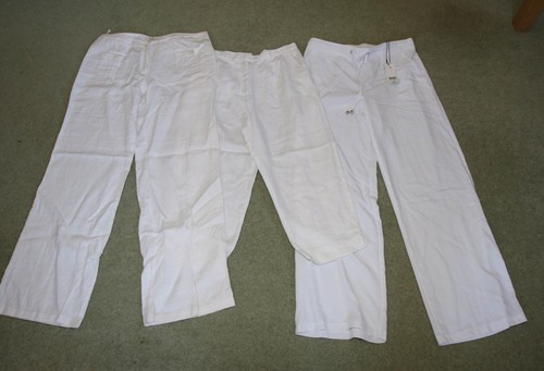 White summer trousers uk - trousers,