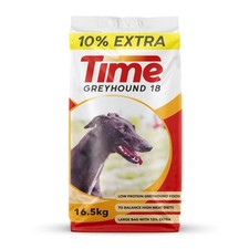 Time Gain 18 Greyhound NEW Greyhound Dog Food 16.5Kg - FREE DELIVERY-