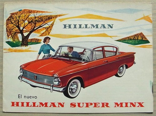Hillman super minx car - hillman,