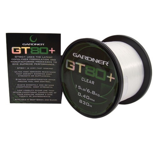 Gardner gt80 15lb clear - gardner, gt80+