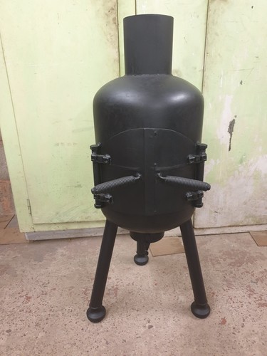 Gas bottle wood burner - bottle,
