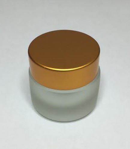 30ml glass jar frosted - glass, jar,