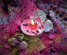 Love  Handmade Spell  Candle