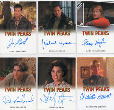 Twin Peaks  -  Autograph Card Selection NM  Rittenhouse Star Pics 