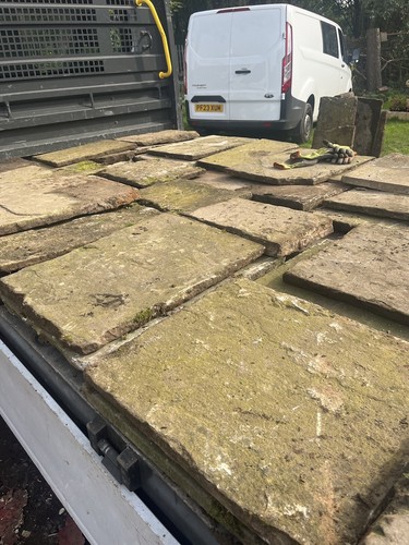 Yorkshire stone flags paving - yorkshire,