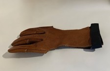 Archery Three Finger Leather Shooting Glove