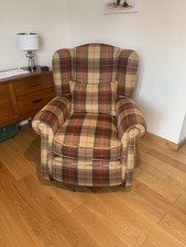 DFS Loch Leven Plaid Wing Chair