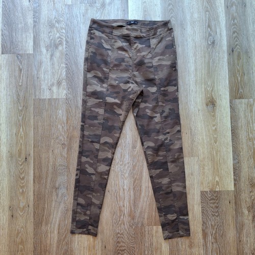Khaki camo jeggings skinny - khaki,