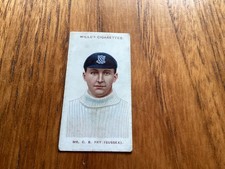 WILLS - CRICKETERS-1908-No 48 C B FRY