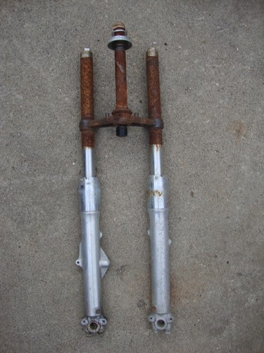1972 honda cb350 - honda, forks