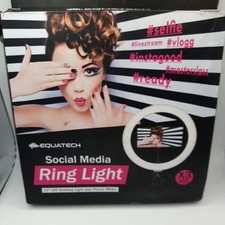 10 inch Ring Light for Social Media Videos Equatech LED and Tripod h27
