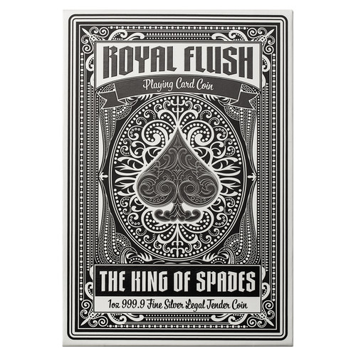Royal flush king spades - flush,