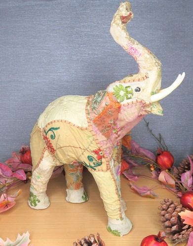 Handmade elephant sculpture - handmade,