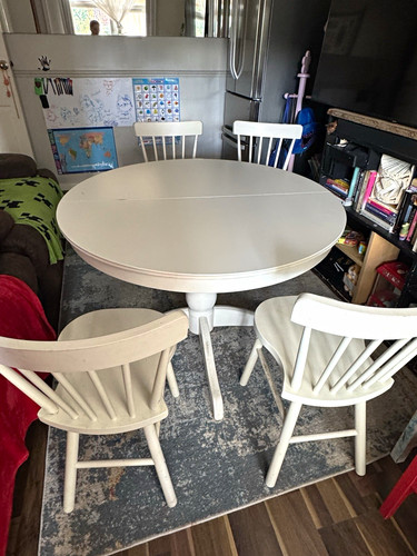 Ikea ingatorp white extending - ikea,