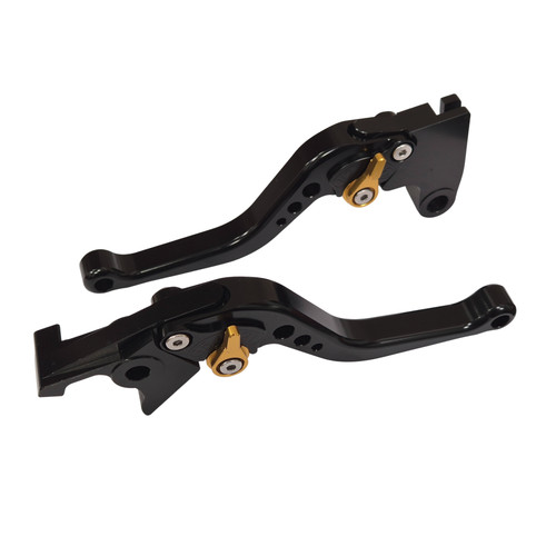 Short black gold - short, clutch
