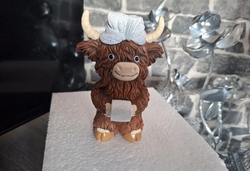 Highland cow resin ornament - highland,