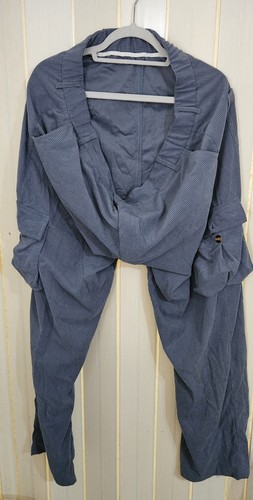 Blue grey corduroy - blue-grey,