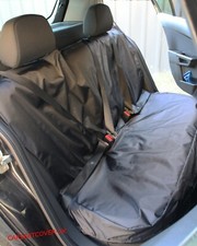 For FORD FIESTA -Heavy Duty Black Waterproof Car REAR Protector SEAT COVERS