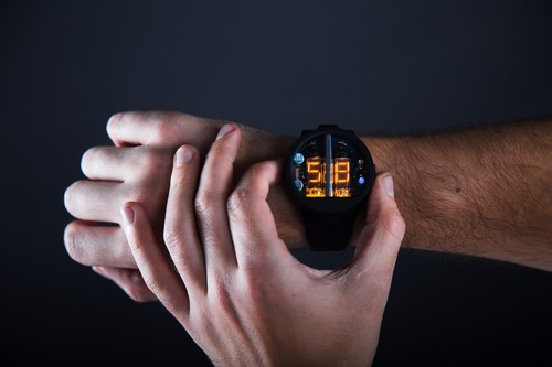 Nixie tube wrist watch - tube,