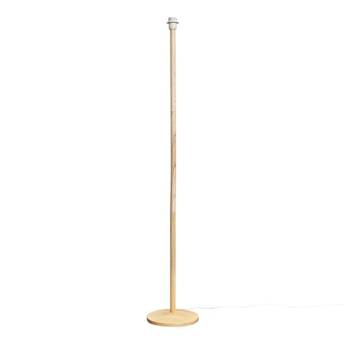Natural light wood floor lamp - natural,