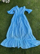 1980s Vintage Blue Bridesmaid