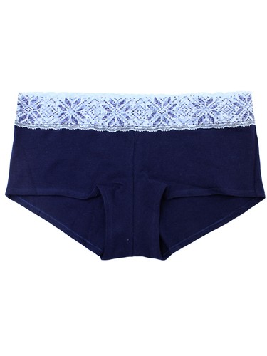 Senza navy contrast lace - navy,