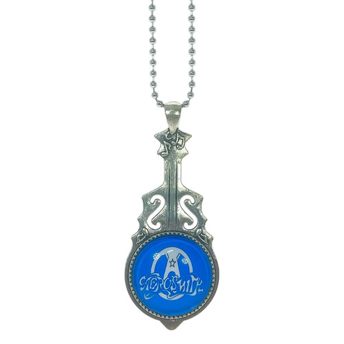 Aerosmith inspired blue guitar - aerosmith,