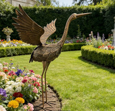 Bronze colour metal crane